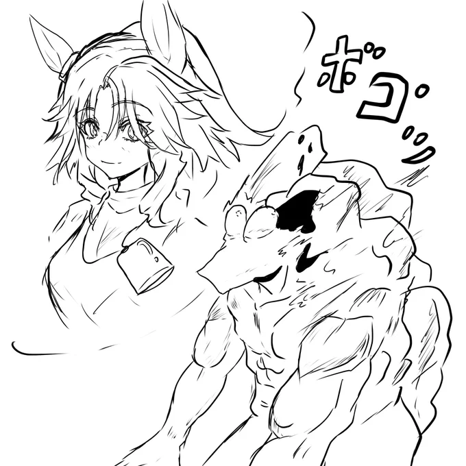 こっpのツイート返信用に描いたけど
思ったよりメジロパーマーが
可愛く描けていたたまれん。
#ウマ娘 