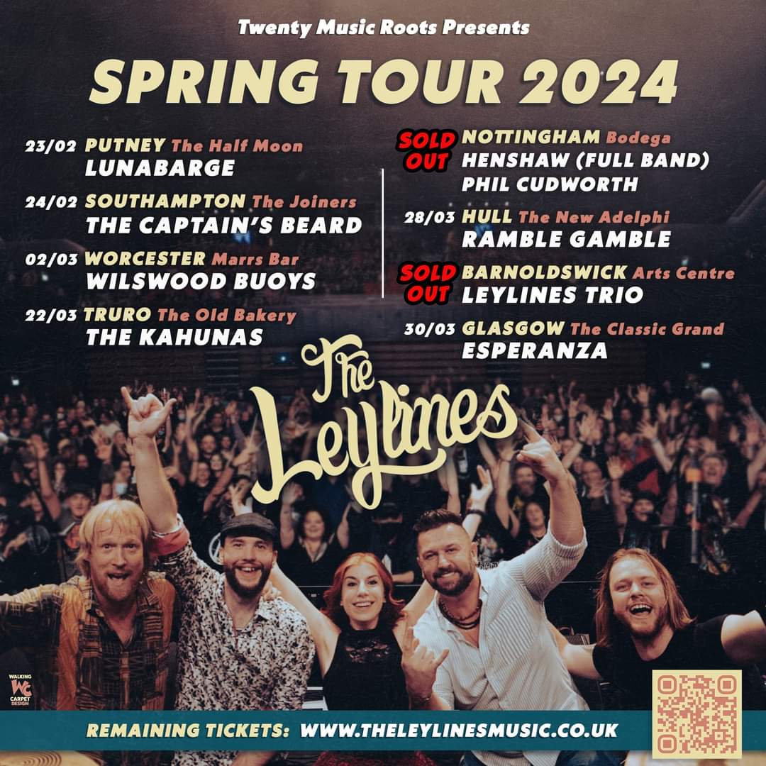 Wow, another show with zero entry tokens left! 😁🎉

There are still ✅ets available for the other shows on the tour, although Truro &amp; Worcester are running low!
Don't miss out! 

🎟🎟🎟 theleylinesmusic.co.uk/gigs

TLx