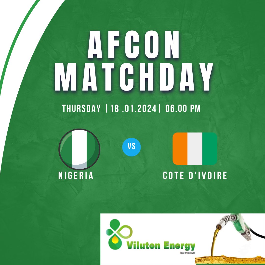 vilutonenergy's tweet photo. Hope your diesel tanks are filled.

Best of luck to @NGSuperEagles 
#SuperEagles https://t.co/cNT3EN1oTM