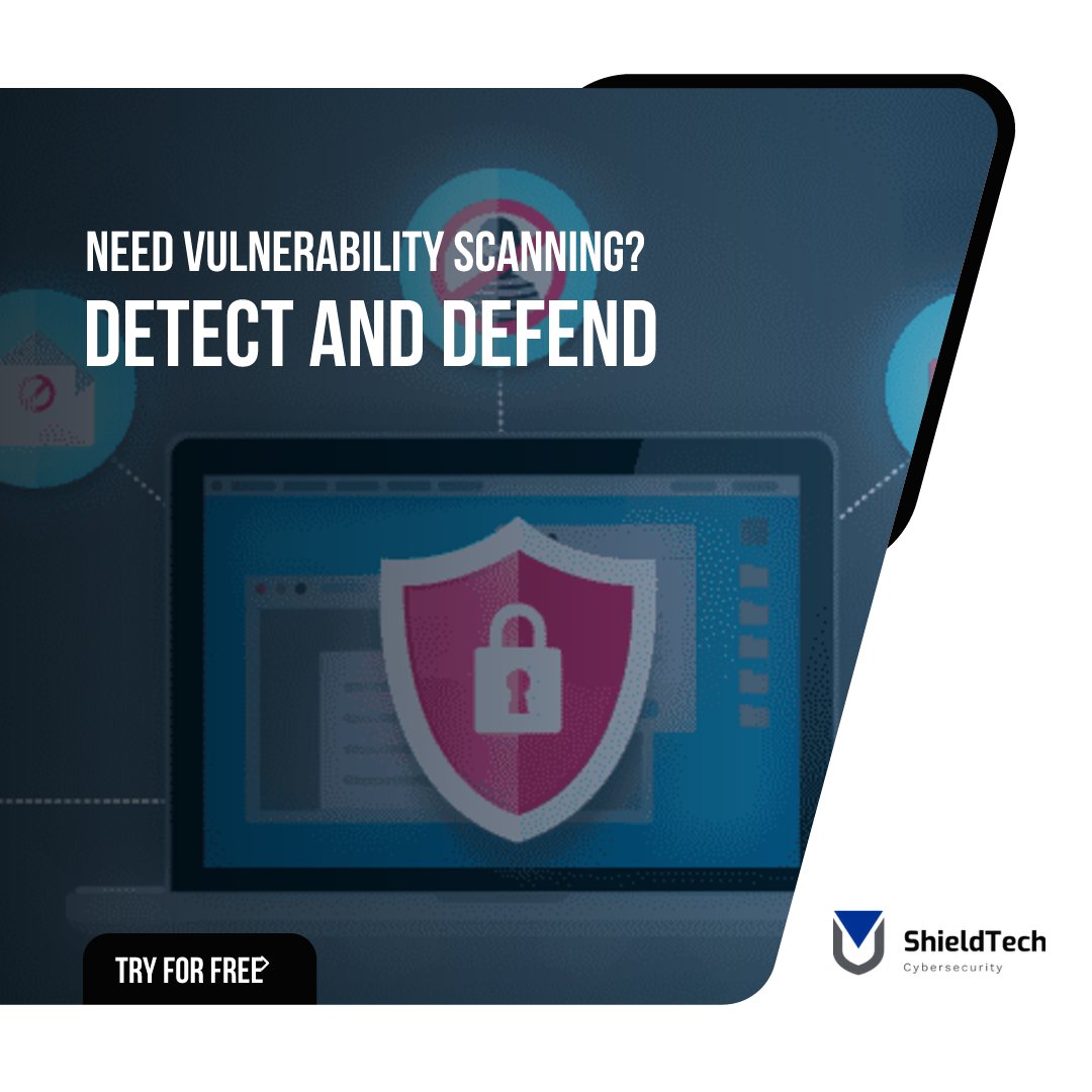 ShieldTechCyber's tweet image. 82% of cyberattacks in Q1 2022 were due to unpatched vulnerabilities.  Don&apos;t risk it! Secure your systems with ShieldTech&apos;s vulnerability  scans. Learn more at shieldtech.no/offensity #CyberSecurity #VulnerabilityScanning #InfoSec