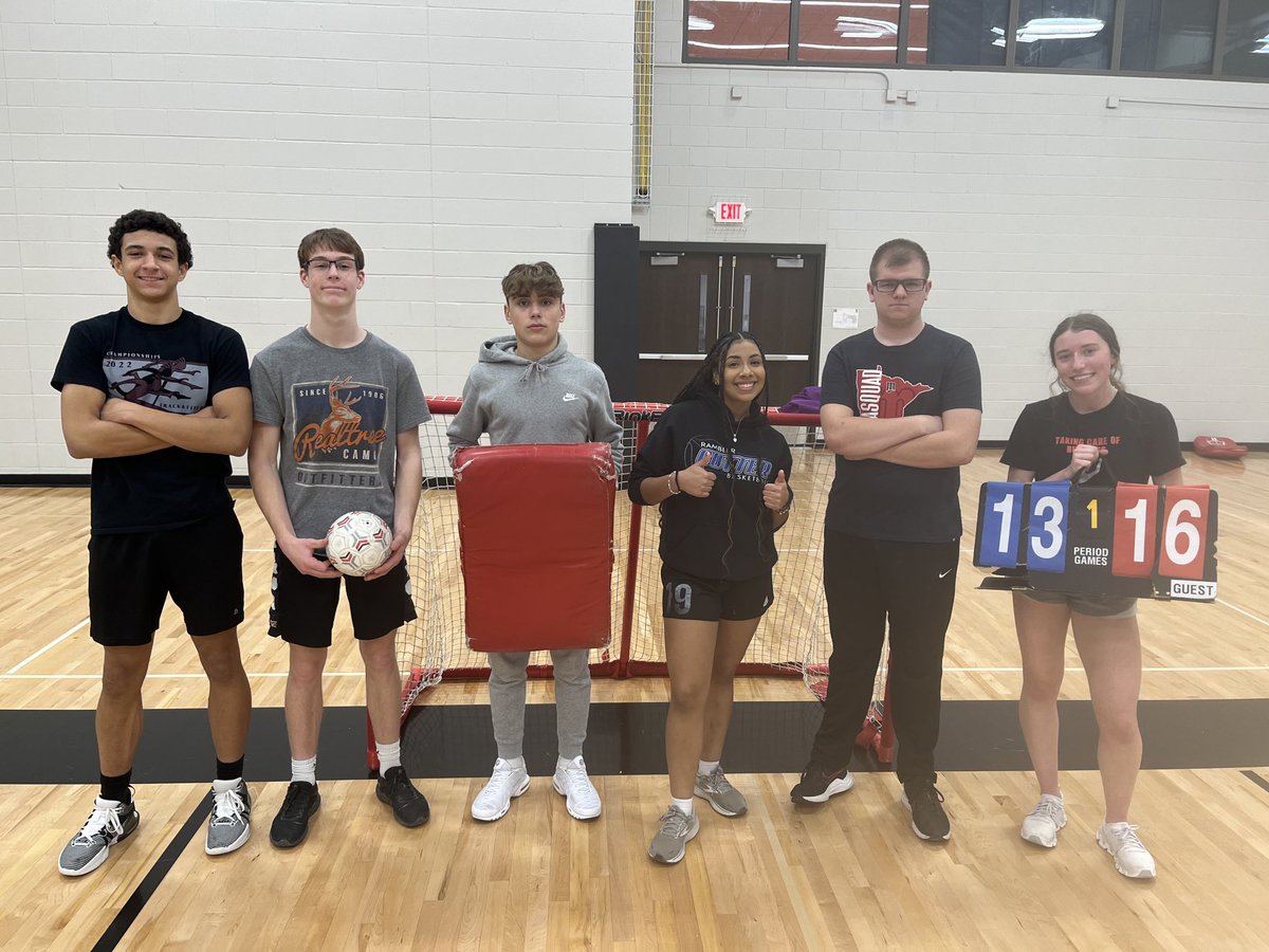JaredButson's tweet photo. Team Sports

Team Handball Champions:  
Congrats Team Groutfit!

This was our last championship, semester ends tomorrow.  

A very fun, competitive, good natured group of 28 juniors and seniors!! 

You will be missed!!! https://t.co/XDlfqegR6i