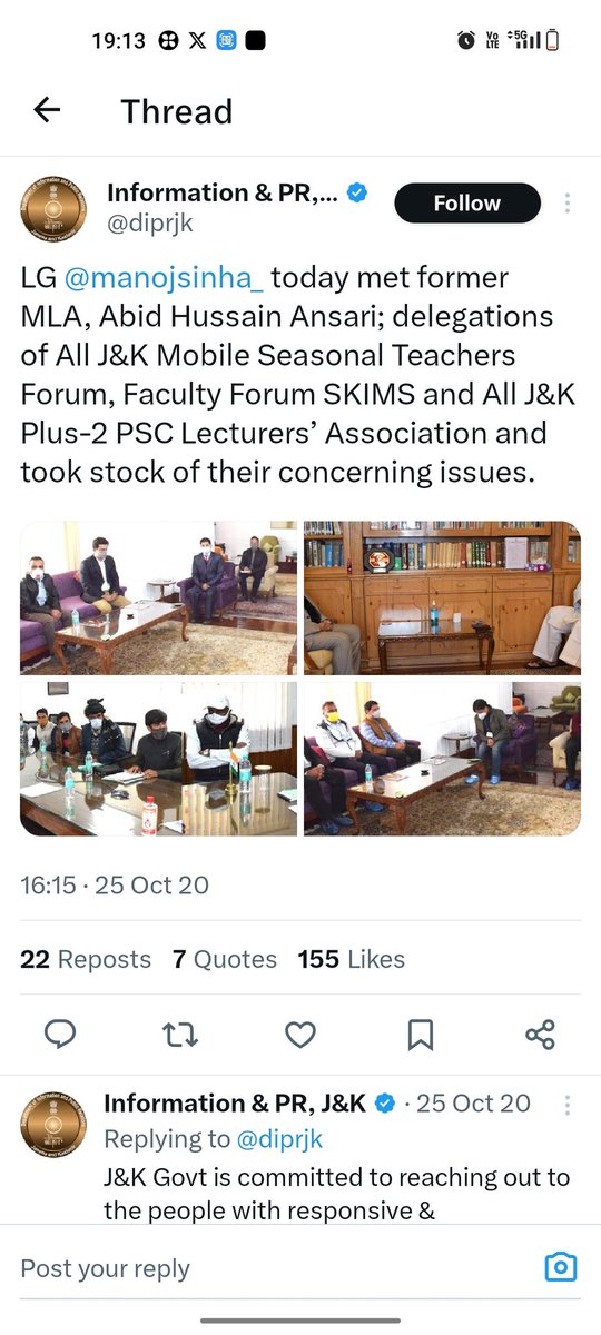All J&K Lecturers Association tweet media