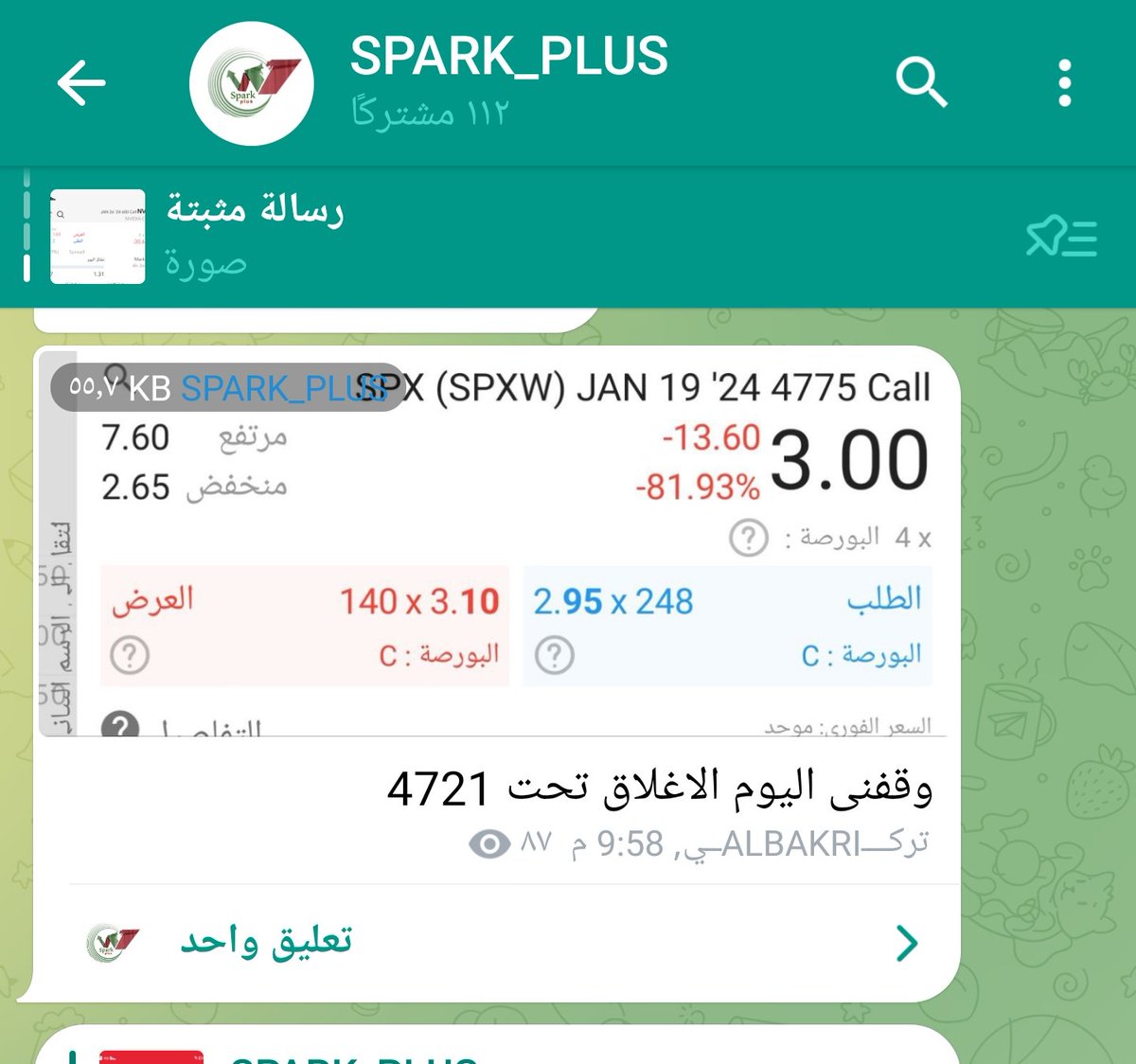 $spx
#السوق_الامريكي 
فن التحليل والابداع
والخروج