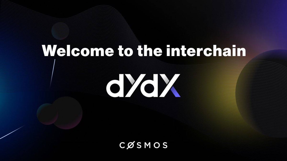 TrackerCosmos's tweet photo. The decentralized exchange #dYdX, after transitioning from #Ethereum to the #Cosmos blockchain, has surpassed #Uniswap to become the largest decentralized exchange (DEX) by trading volume. The 24-hour trading volume has reached 758 million USD. https://t.co/rFBPLAe8DQ