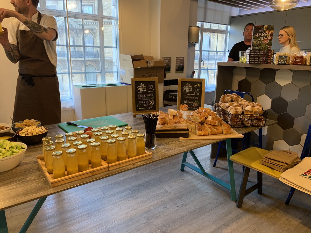 Ctownsend37's tweet photo. Fabulous lunch at @Caterertweets HQ today from @BaxterStorey @wasteknotuk lots of nutritional info to take away on how to manage our gut health https://t.co/P2iNtd9nJg