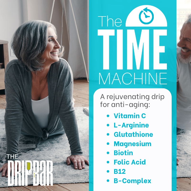 dripbarfoxboro's tweet photo. The Time Machine is designed for total rejuvenation, making it one of the most popular drips for anti-aging. (Our products are not intended to diagnose, treat, cure, or prevent any disease. Please see FDA Disclaimer on our website.) #TheDRIPBaRFoxboro #Foxboro https://t.co/M6Vt9iiGLO