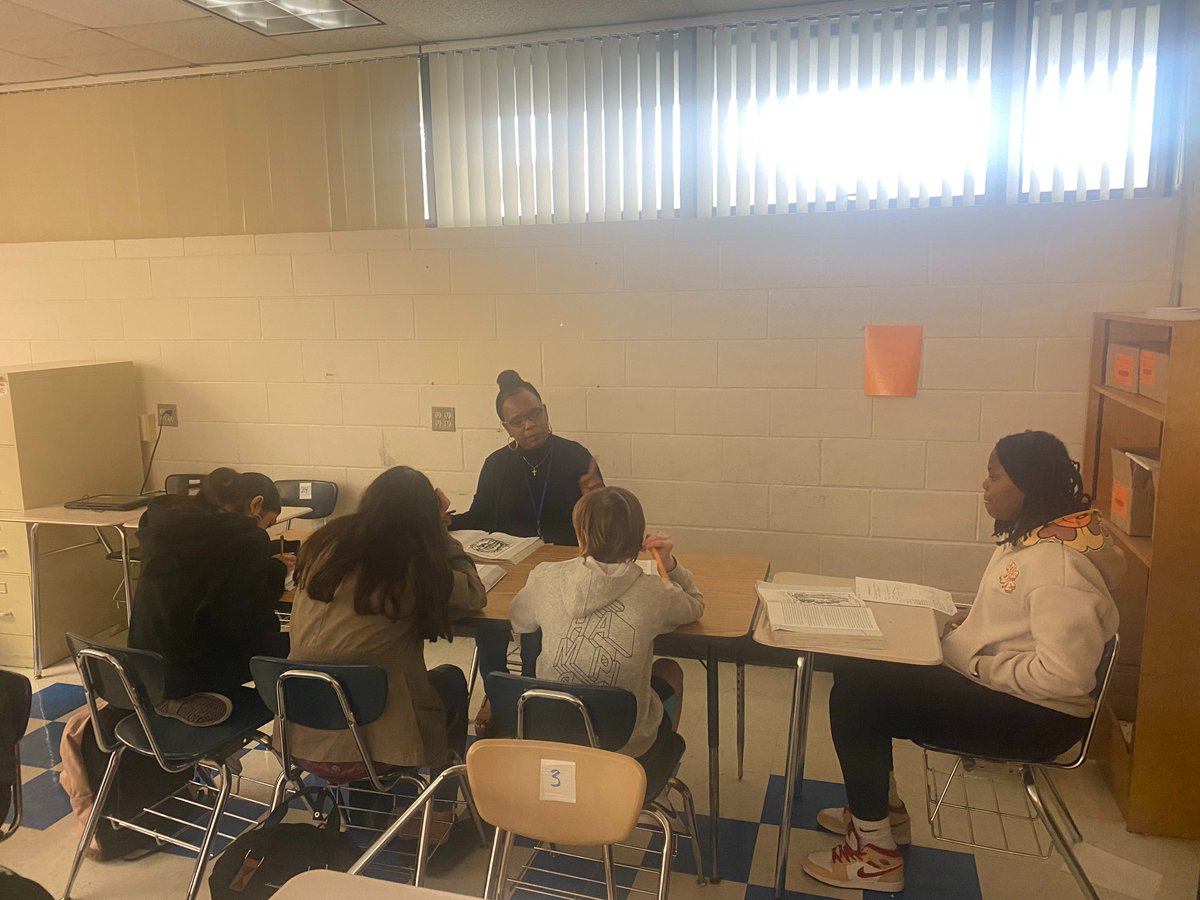 Small group learning in action! A HUGE shout-out to Mrs. Jackson's 7th-grade ELA class. Small group instruction is a potent tool to enhance the academic success of most students.