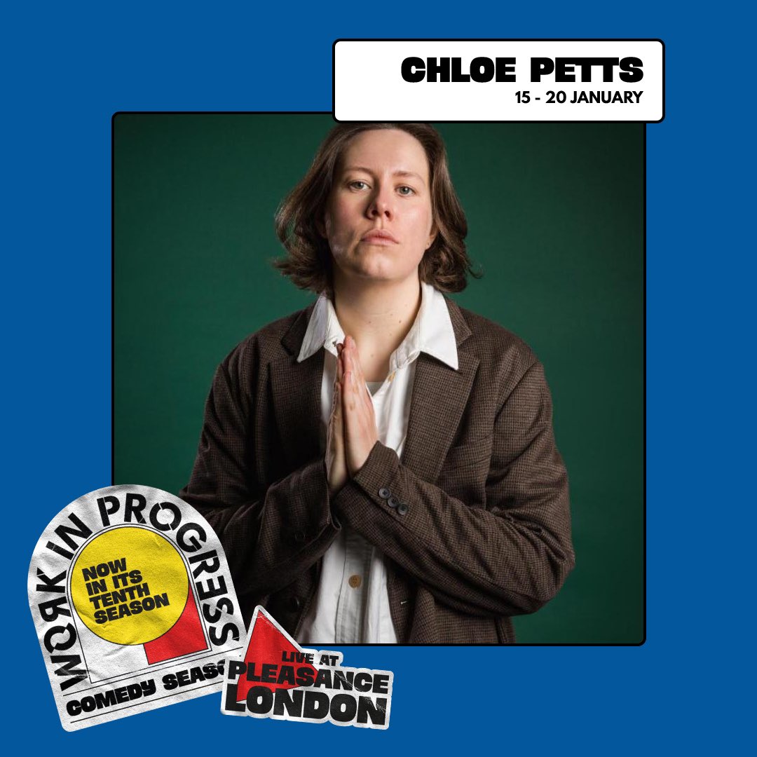 After a night off, Chloe Petts is back @ThePleasance tonight until Saturday. Final tickets here, only £8.00! Friday is already sold out. pleasance.co.uk/event/chloe-pe…