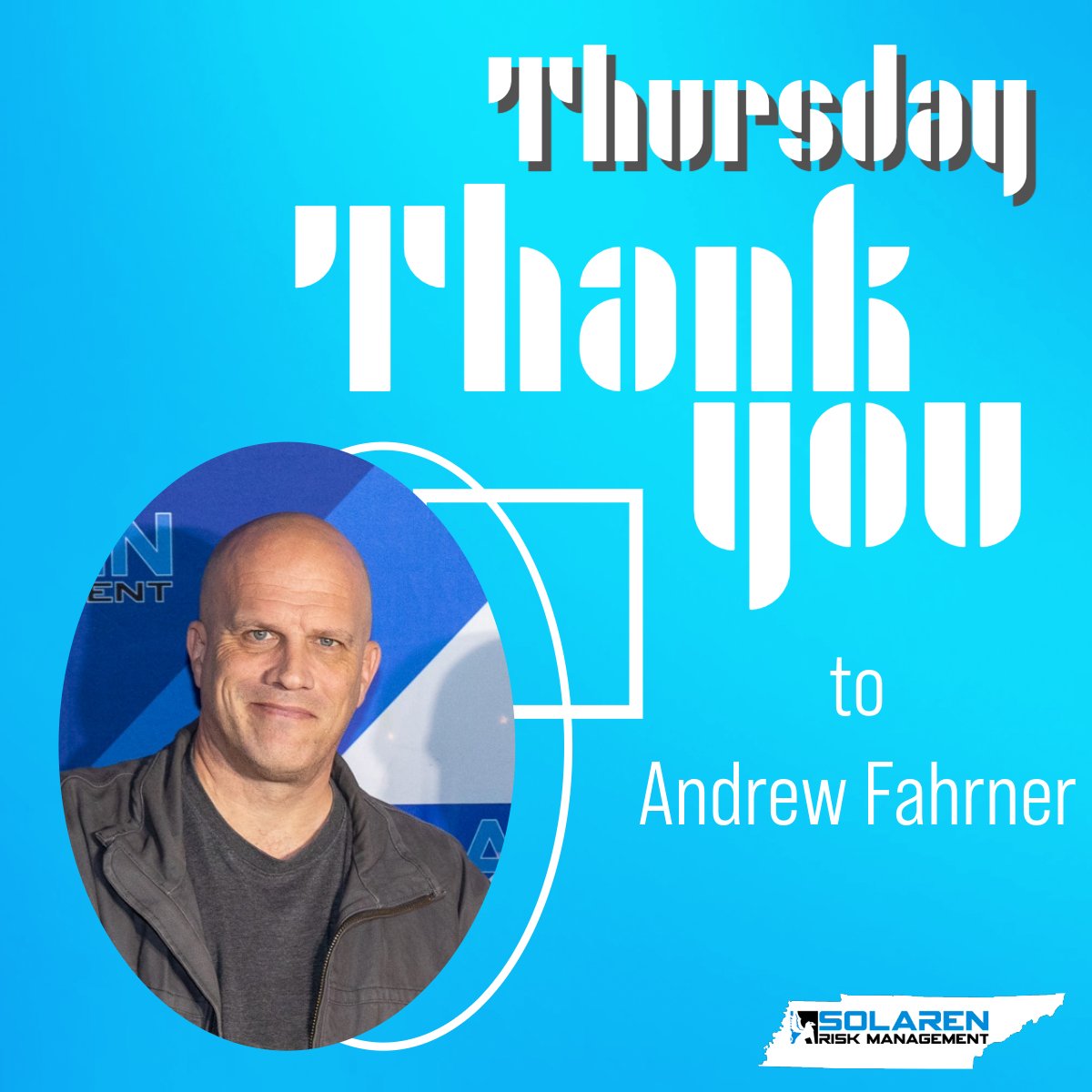 Welcome back to another #thursdaythankyou with Solaren! Today we are highlighting the extraordinary efforts and commitment to the values of our company of Andrew Fahrner, one of our Off-Duty Law Enforcement Officers.