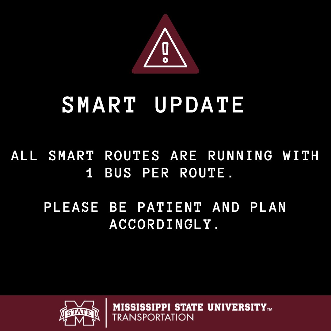 Mississippi State University Transportation tweet media