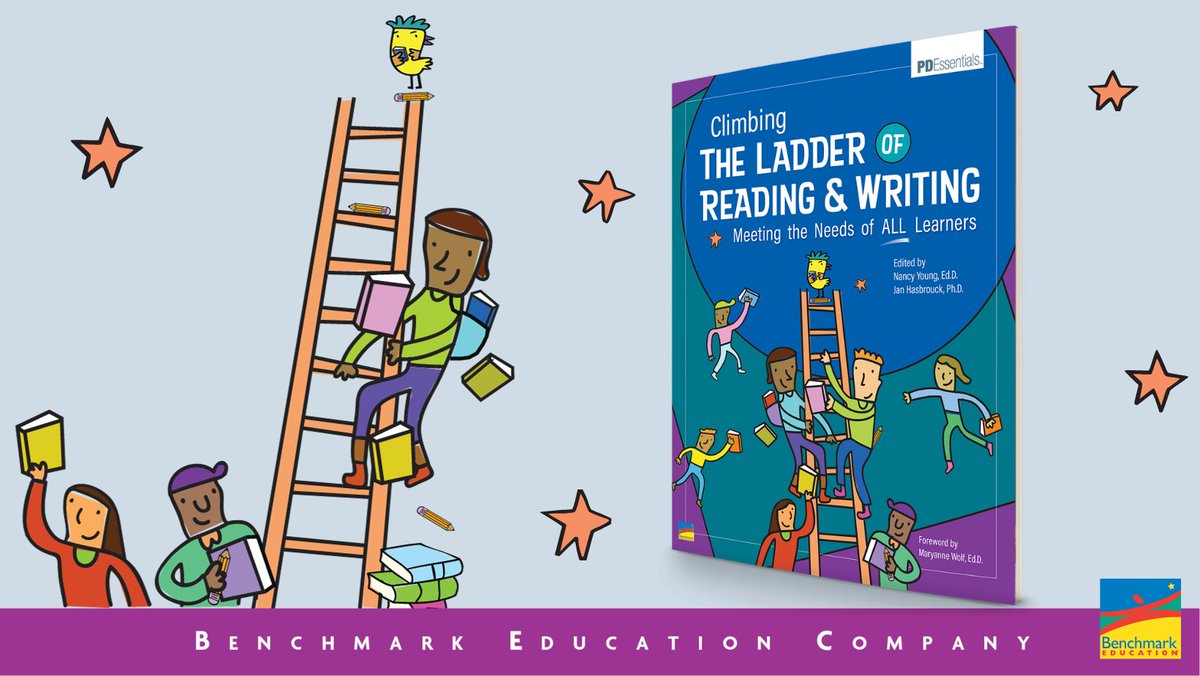 We're excited to announce our latest professional learning book is out now! Edited by @NancyYoung_, and @JanHasbrouck, 'Climbing the Ladder of Reading & Writing: Meeting the Needs of ALL Learners' will uncomplicate literacy instruction! Out Now→ bit.ly/3LF2zFr