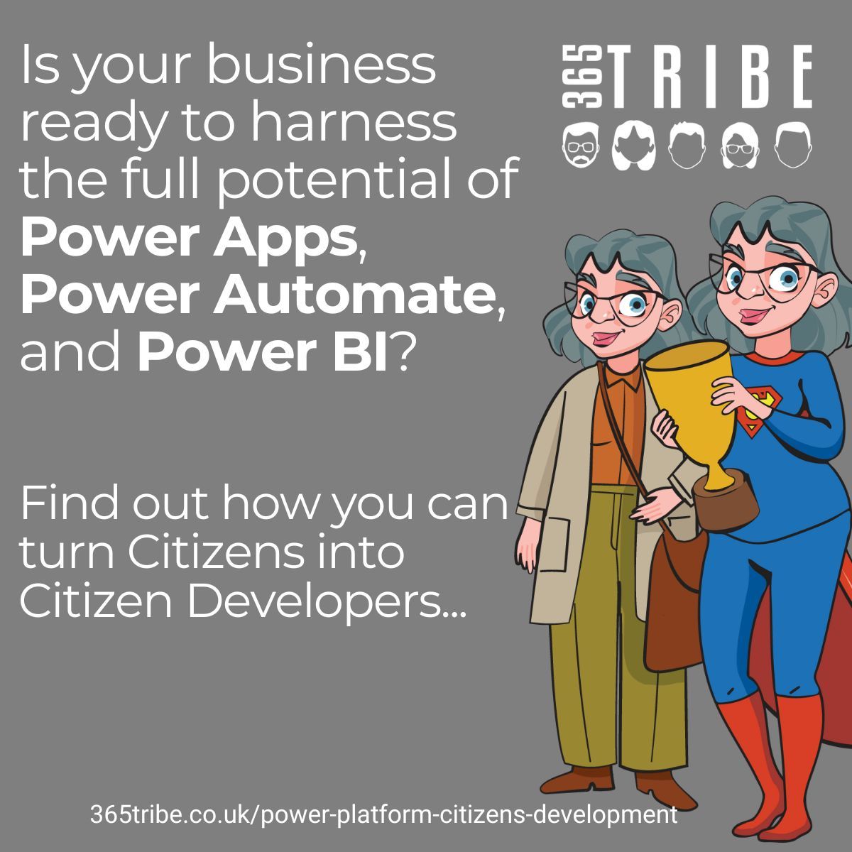 Is your business ready to harness the full potential of Power Apps, Power Automate, &amp; Power BI? Find out how you can turn Citizens into #CitizenDevelopers with our Citizen Developer Track. 😎 buff.ly/3tVqRW2 

#365Tribe #PowerPlatform #PowerApps #PowerAutomate #PowerBI