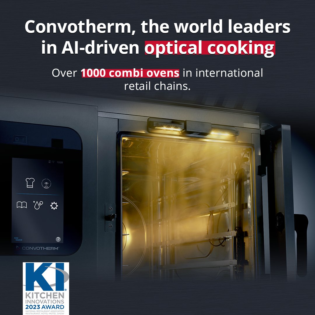 WelbiltInc's tweet image. Experience Conovtherm’s optical cooking revolution with the world’s leading AI-driven maxx pro ConvoSense.  Learn more: ecs.page.link/tn79P

#OpticalCooking #ConvoSense #AutomaticCooking #smartcooking #AIovens #CulinaryInnovation #MaxxPro #ConvoSenseMagic #OpticalCookingTech