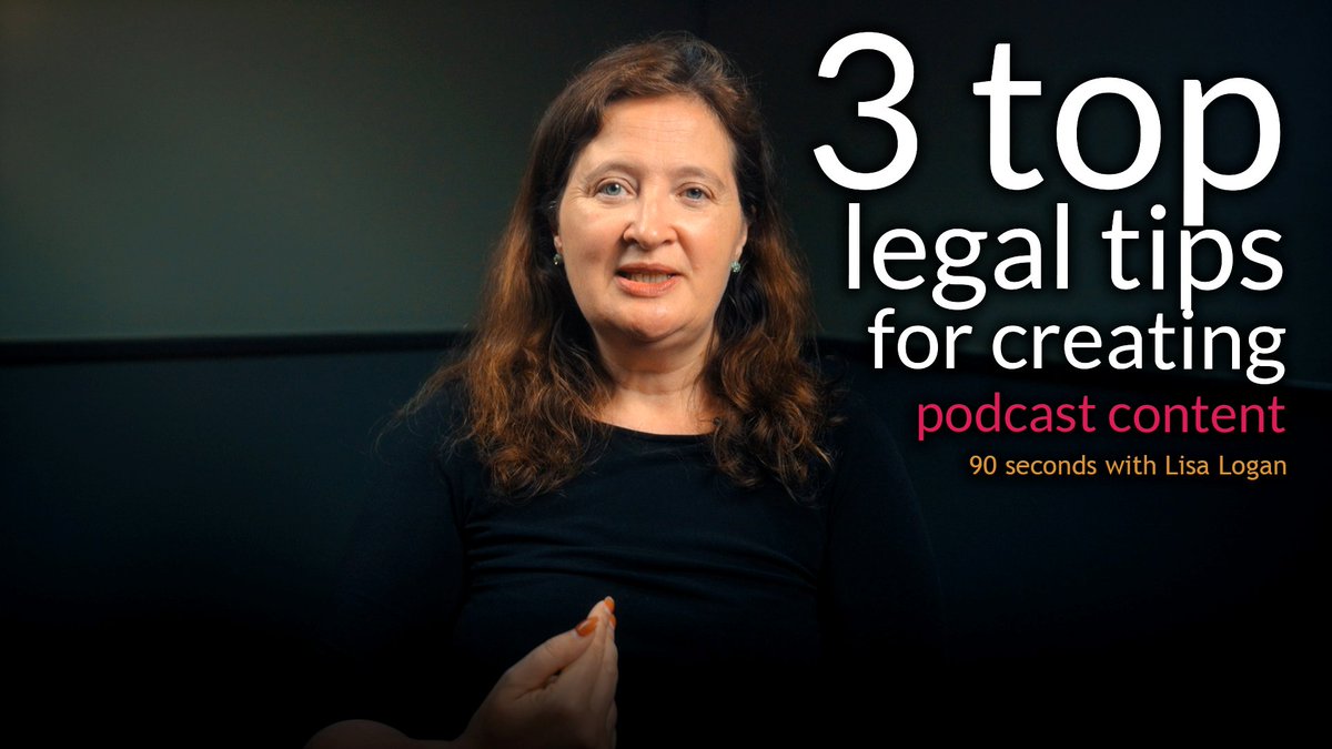 Top three legal tips for creating podcast content in 90 seconds with Lisa Logan, a Corporate and Commercial Partner with a speciality in media. Watch here: bit.ly/41P4sGe