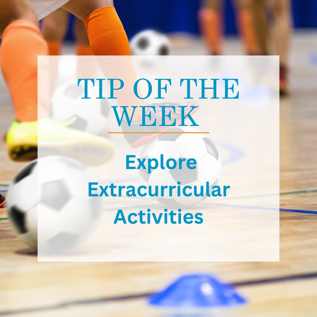 If you have some free time, join a club, sports team, or any other extracurricular activities that align with your interests. These experiences will enhance your skills and add some excitement to your school year!