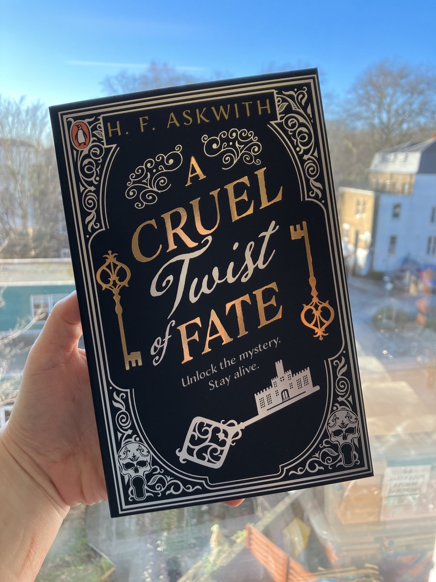Watson, Little Ltd (@watsonlittle) on Twitter photo A very, very happy #PublicationDay to <a href="/hf_askwith/">HF Askwith</a> for her thrilling #ACruelTwistOfFate - out today in #paperback! πππ
And Then There Were None meets The Inheritance Games, with a heavy dash of The Woman in Black, in this gloriously gothic YA mystery-thriller. A very, very happy #PublicationDay to <a href="/hf_askwith/">HF Askwith</a> for her thrilling #ACruelTwistOfFate - out today in #paperback! πππ
And Then There Were None meets The Inheritance Games, with a heavy dash of The Woman in Black, in this gloriously gothic YA mystery-thriller.