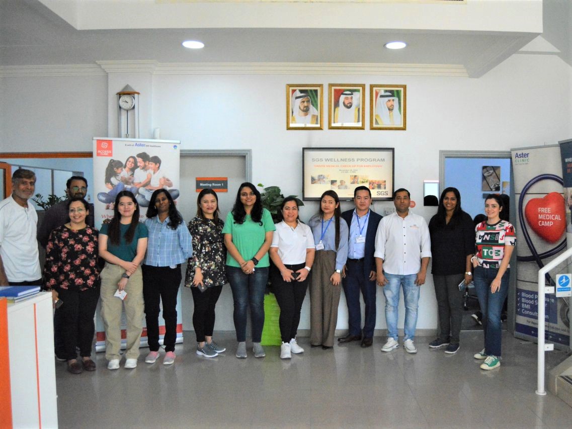 SGS_SA's tweet photo. Taking care of our team members' well-being is a top priority at SGS.

That's why we organized comprehensive #MedicalCheckups for our colleagues at our head office in Dubai.

We're committed to building a healthier, happier workforce! #SGSMiddleEast #WeAreSGS https://t.co/5TbLrPSQ7c