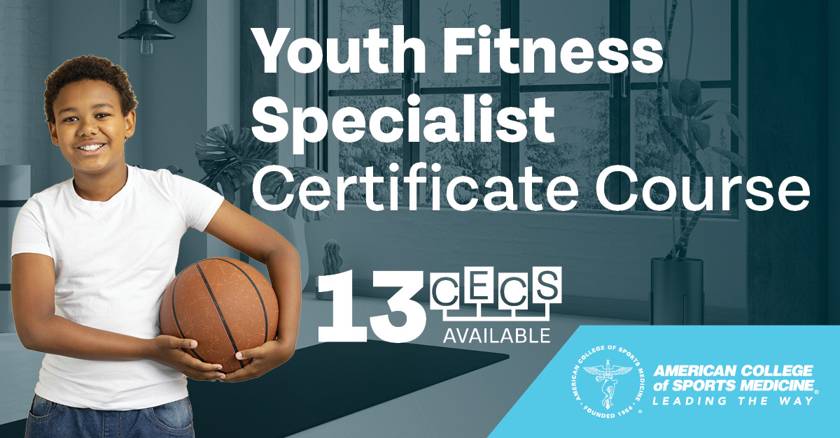 American College of Sports Medicine (@acsmnews) on Twitter photo NEW: Youth Fitness Specialist Certificate course 🌟
Designed for professionals who want to better understand the unique exercise physiology and needs of children & young athletes.
Developed by <a href="/AFaigenbaum/">Avery Faigenbaum</a> @DrRSLloyd & <a href="/DrJonOliver/">Jon Oliver</a> + w/<a href="/YouthSportInst/">NYSHSI</a>
➡️ brnw.ch/21wGbHm NEW: Youth Fitness Specialist Certificate course 🌟
Designed for professionals who want to better understand the unique exercise physiology and needs of children & young athletes.
Developed by <a href="/AFaigenbaum/">Avery Faigenbaum</a> @DrRSLloyd & <a href="/DrJonOliver/">Jon Oliver</a> + w/<a href="/YouthSportInst/">NYSHSI</a>
➡️ brnw.ch/21wGbHm