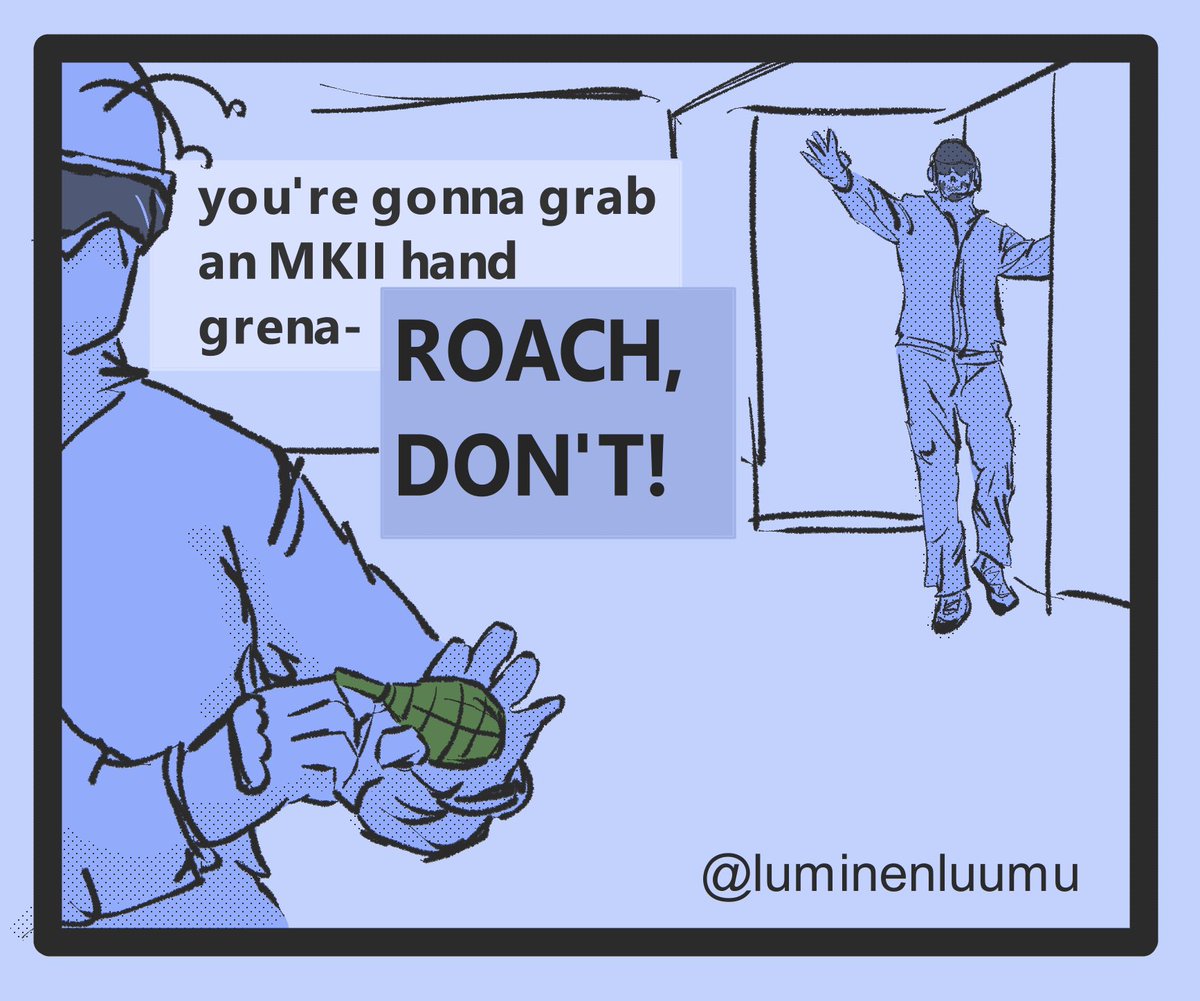 LuminenLuumu's tweet photo. Drawn this today at 4 am (1/2)

(Idea creds of those 3 first drawings to @/biblical_konig on t1ktok)

#roach #roachghost #ghostroach #roast  #GaryRoachSanderson #SimonGhostRiley #cod #CallofDuty  #mww2 https://t.co/c49PPEVoXt