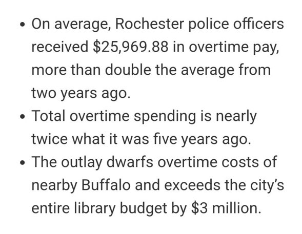 RPD overtime pay exceeds the entire city library budget.

RPD overtime pay exceeds the entire city library budget.

RPD overtime pay exceeds the entire city library budget.

RPD overtime pay exceeds the entire city library budget.