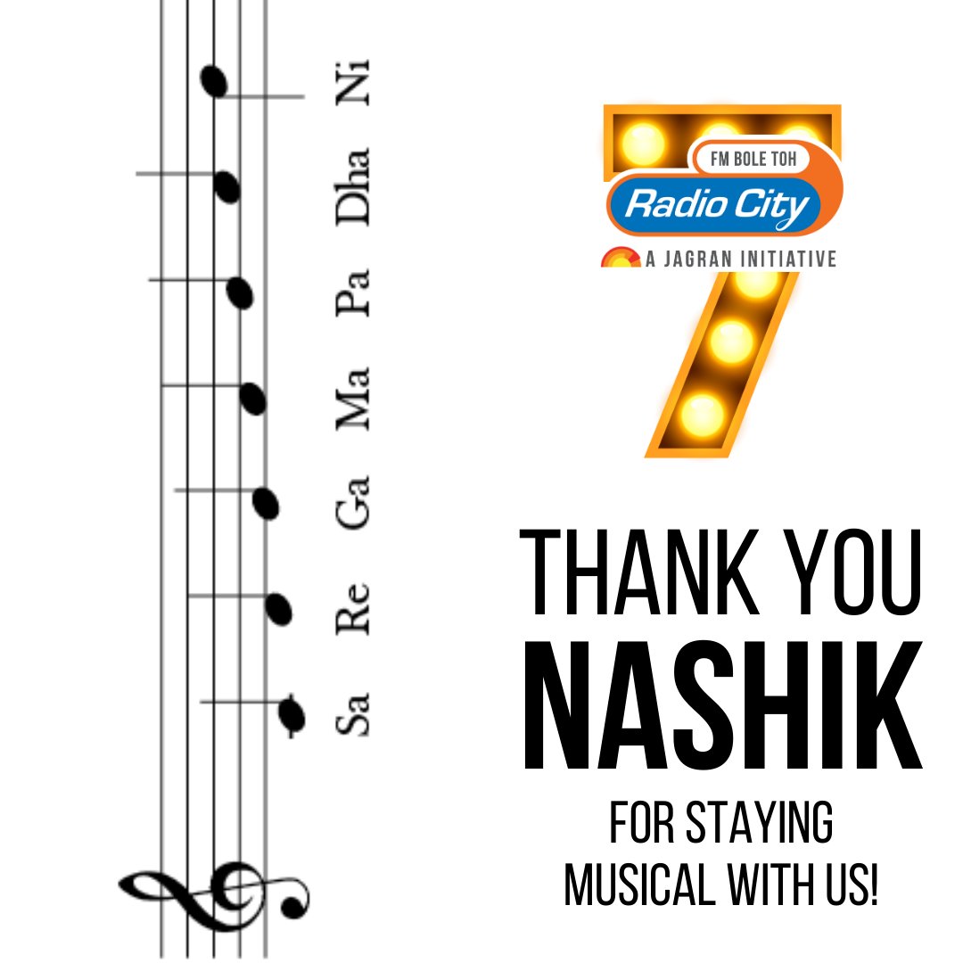 RJ_Pratham's tweet photo. It's all started with first bit till latest hit @radiocityindia #RadioCityNashik #SevenYears https://t.co/nFzqFAGiTi