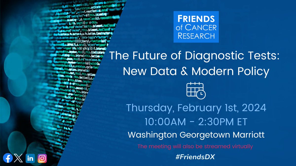 During the #Diagnostic meeting, we will share findings from the HRD Harmonization Project, launch a new #research partnership in Digital and Computational Pathology, and have a policy discussion focused on advancing diagnostic regulation and development. bit.ly/3t7MYZ3