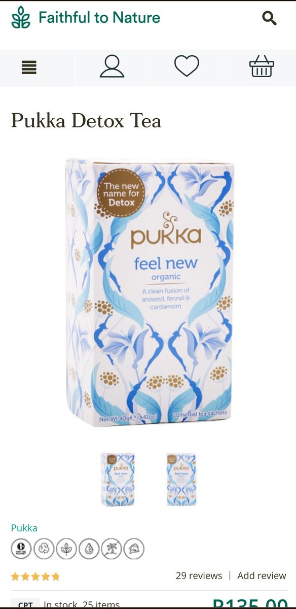 kazidashey's tweet photo. @ItsJustMack_ Pukka detox tea. Can't go wrong. https://t.co/NL9qRl8ZHR