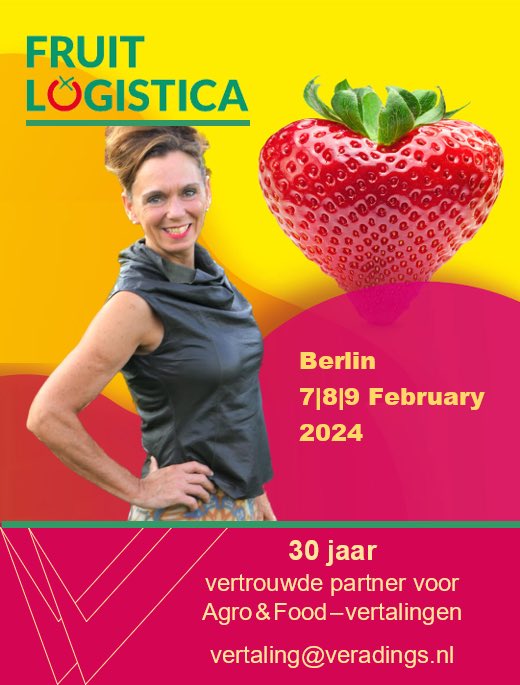 30 years the thrusted #translation partner for participating companies in <a href="/FRUITLOGISTICA/">Messe Berlin</a> #berlin #fruit #vegetables #vertalingen #fruitlogistica