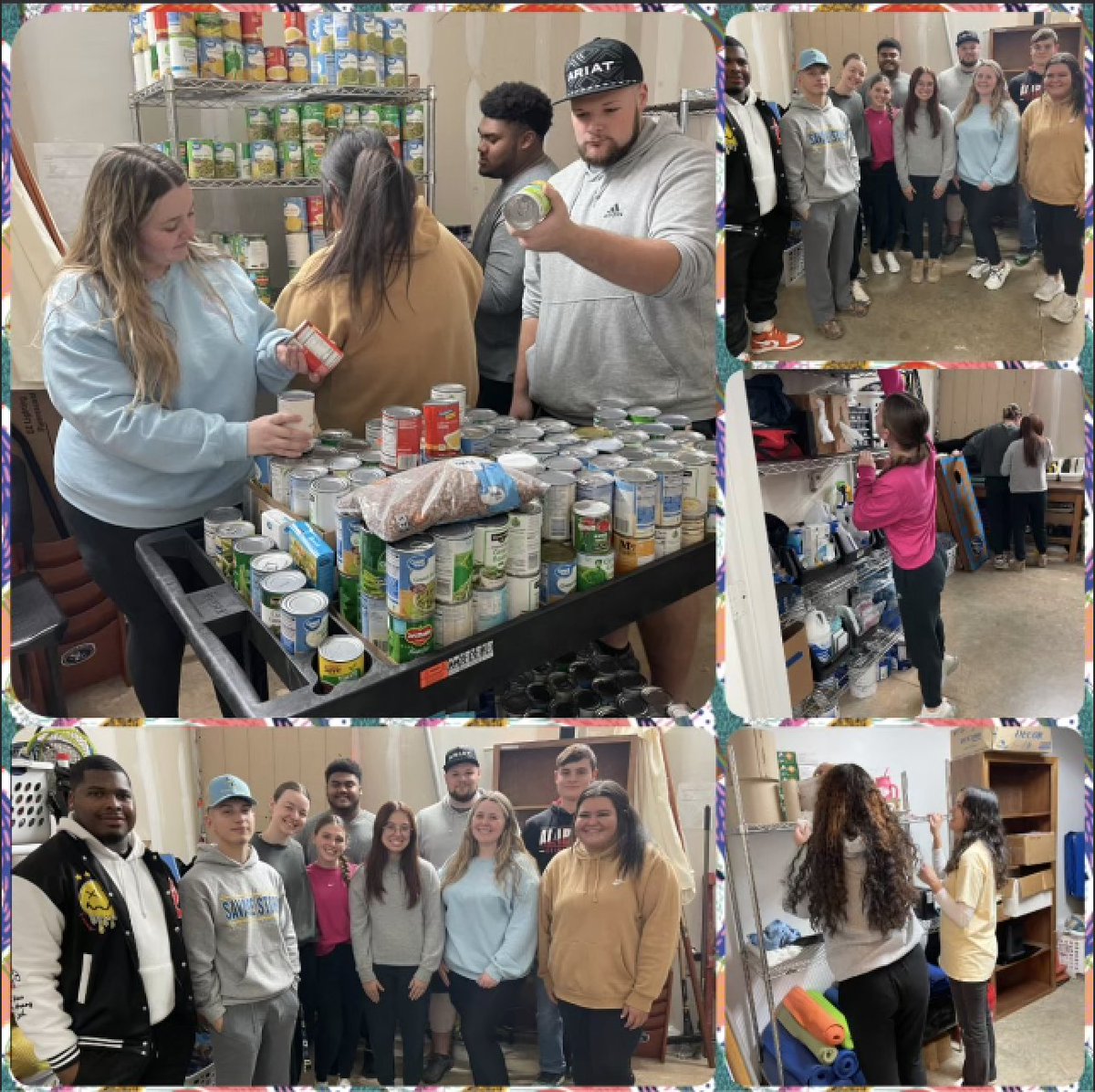 SEOSL's tweet photo. 🤝 Serving one another is the bridge between hearts. Each time we extend ourselves, we build a better world. What good will you do today? 🌍💗 Thanks to ALL who are helping! 

#MLKJr #ThursdayMotivation #Thursday #StudentLife #SESpirit #SEVibe #DoYouSE #WeekOfService https://t.co/JrbHd7cFoE