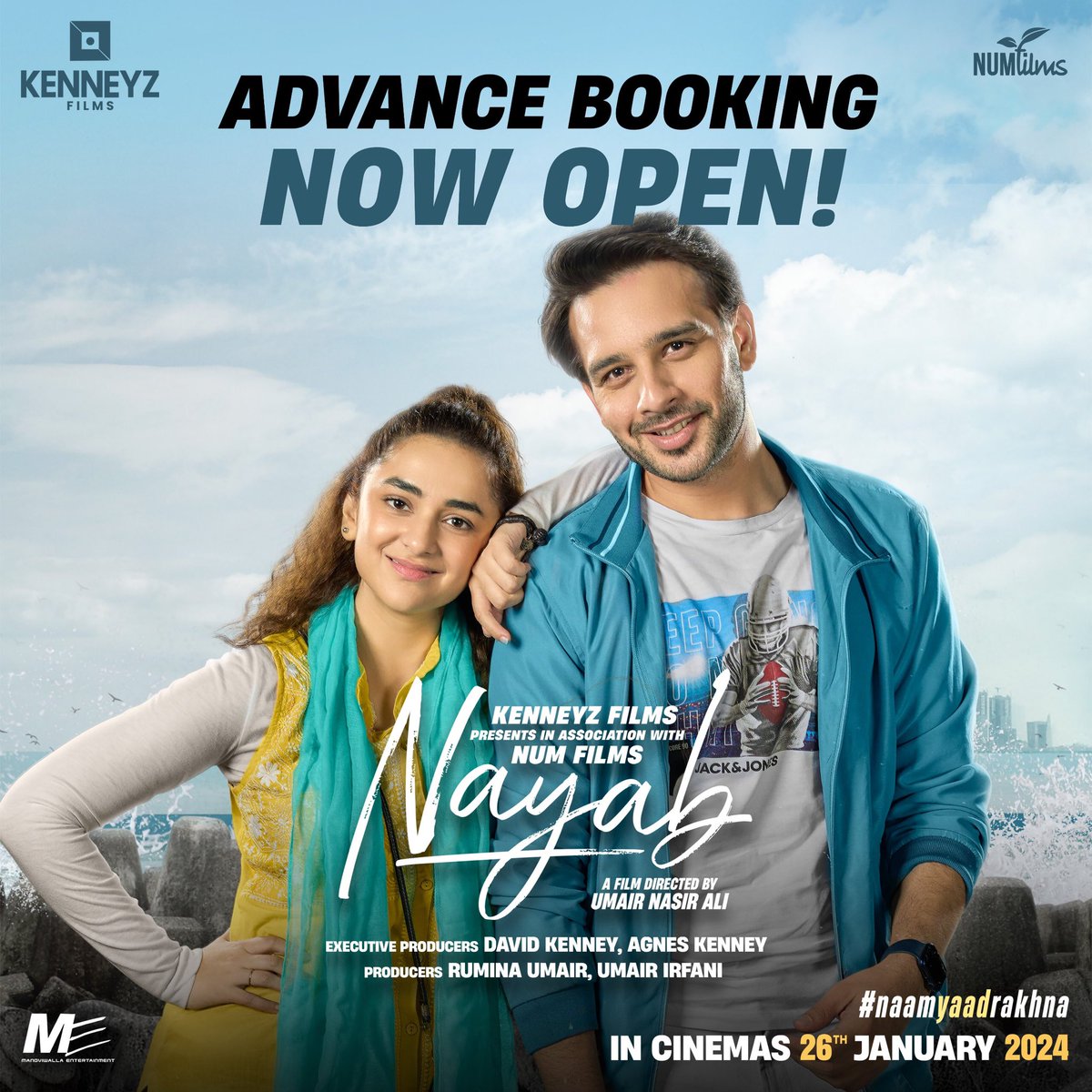 Nayab - Advance Booking Now Open! Releasing Friday, 26th January 2024 in Cinemas all over Pakistan. Sessions are now open for sales and bookings. GET YOUR TICKETS NOW!  Book your tickets from our website mecinemas.com or through our mobile app mecinemas #Nayab