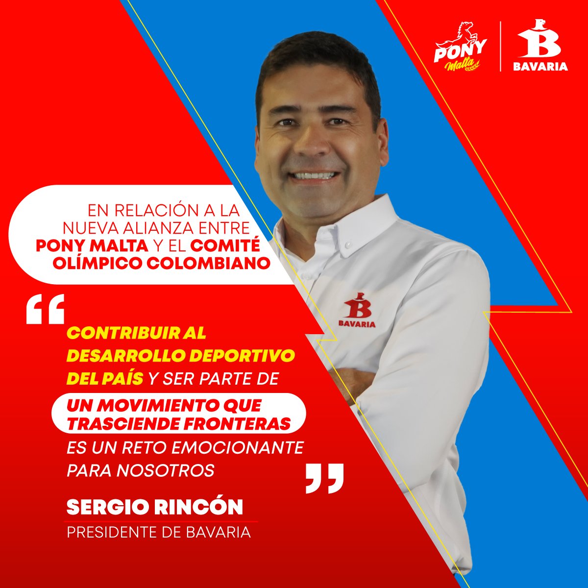 BAVARIA_OFICIAL's tweet image. 🏃🤽‍♀️🏆¡En Bavaria estamos comprometidos con la nutrición y el futuro de las y los campeones de Colombia! #PonyMalta