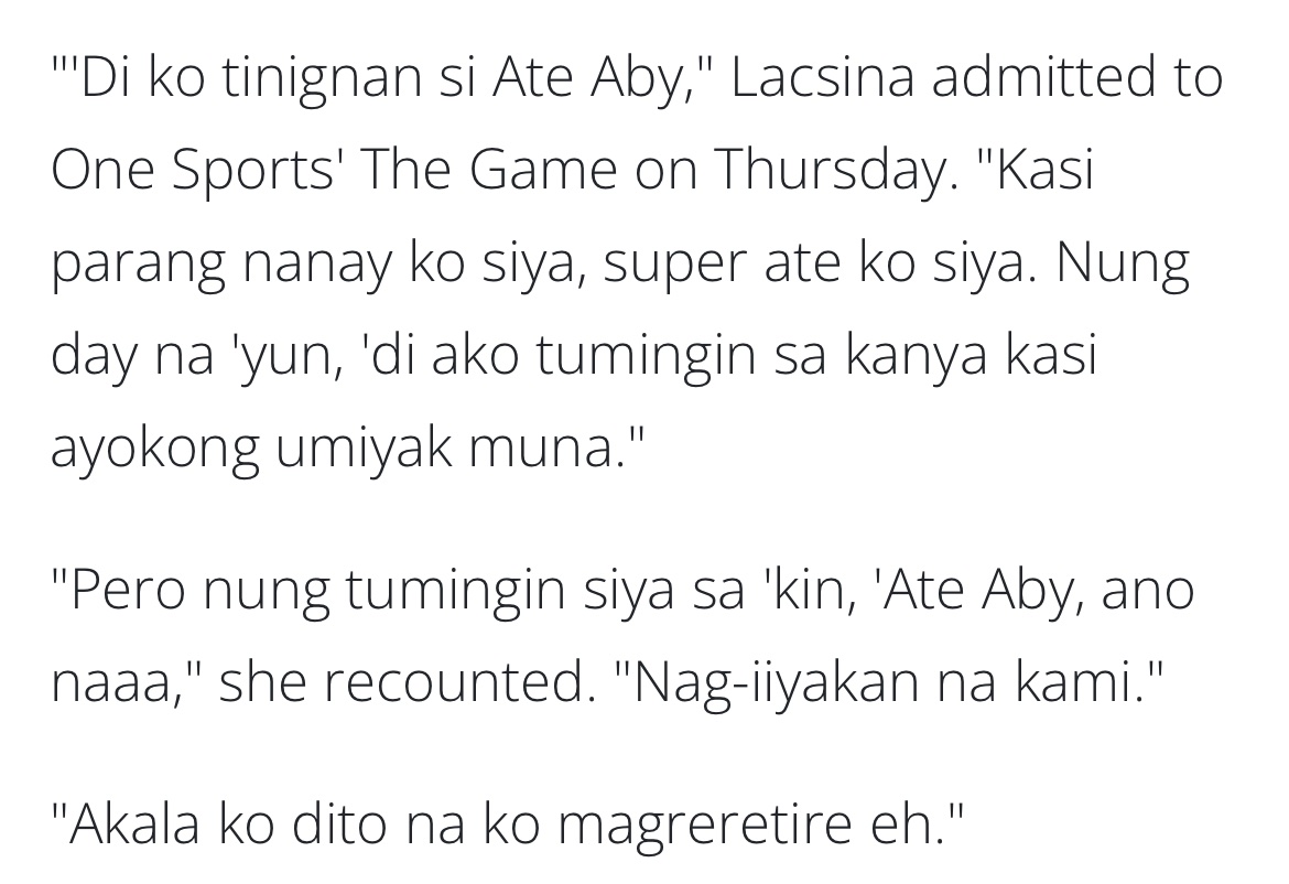 She really loves her Ate Aby and F2. Nasagi sa isip ni Ibyang na sa F2 na siya magre-retire. 🥹🫠