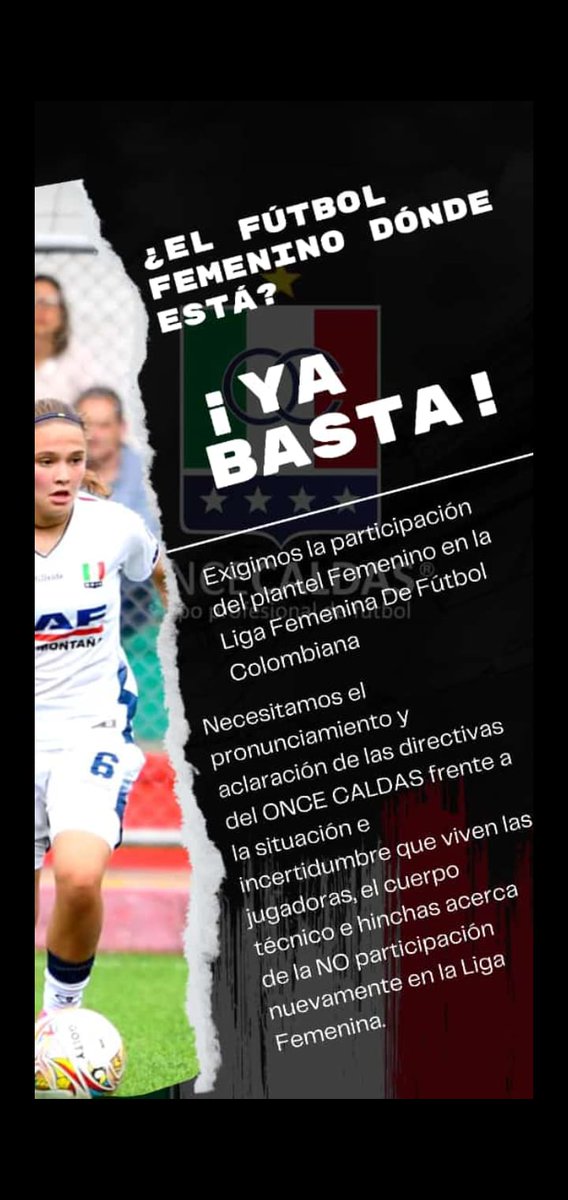 FutbolerasOnce's tweet photo. ¡LIGA FEMENINA DIGNA YA! https://t.co/q7zqoB7mrR
