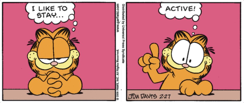 Garfield Without The Middle Panel tweet media