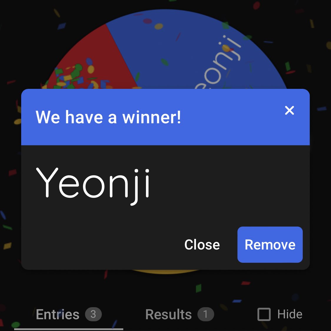 yooyeogurt's tweet photo. CONGRATULATIONS @gracelovekxm 🫶✨ You won Yeonji 315Z 💕

Until next ga ✨ https://t.co/Xmi0ZHdwmX