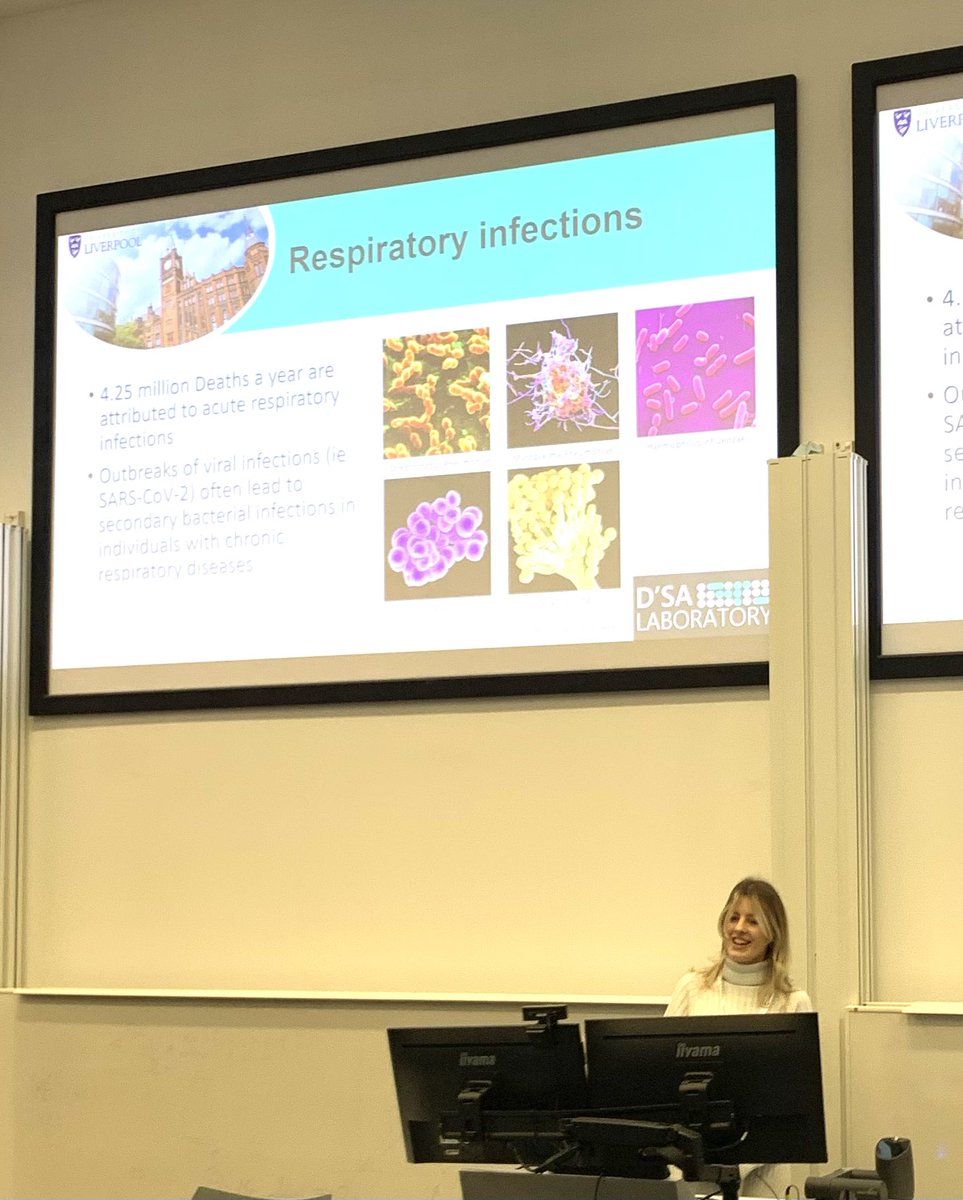 Fantastic presentations from the Biomaterials team from UoL showcasing exciting nanoparticle research <a href="/RSCbiomatchem/">RSCbiomatchem</a> <a href="/raechelledsa/">Raechelle D'Sa</a> <a href="/livunieng/">School of Engineering LivUni</a>