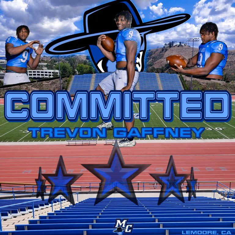 Trevon Gaffney (@trevongaffney) on Twitter photo I am beyond blessed to announce that I will be committing to Moorpark college!! Thank you to <a href="/CoachJDiazMC/">John Diaz</a> and <a href="/mcraidersfb/">MC Raider Football</a> for giving me this opportunity!! ๐ตโซ๏ธ <a href="/CoachPatworks/">Coach Pat Simon</a> <a href="/jciv_/">Coach Campbell IV</a> <a href="/DAUSBERRY2525/">David Ausberry Jr</a> <a href="/DWisePreps/">Dominique Wise M.Ed</a> I am beyond blessed to announce that I will be committing to Moorpark college!! Thank you to <a href="/CoachJDiazMC/">John Diaz</a> and <a href="/mcraidersfb/">MC Raider Football</a> for giving me this opportunity!! ๐ตโซ๏ธ <a href="/CoachPatworks/">Coach Pat Simon</a> <a href="/jciv_/">Coach Campbell IV</a> <a href="/DAUSBERRY2525/">David Ausberry Jr</a> <a href="/DWisePreps/">Dominique Wise M.Ed</a>
