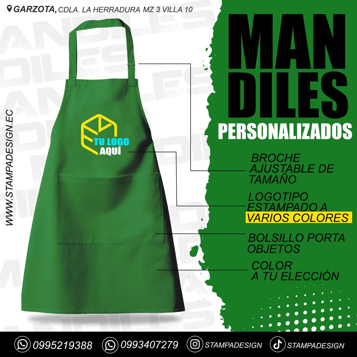 StampaDesignEc's tweet photo. Mandiles Publicitarios con tu diseño o logo:
👉- Mandiles Sublimados 100% a Full color.
👉-Mandiles estampados.

@stampadesign.ec
Escríbenos para cotizaciones:
📱+593 99 340 7279 - +593 99 521 9388

#mandiles #estampados #sublimados #Guayaquil https://t.co/GJv99UMpNY