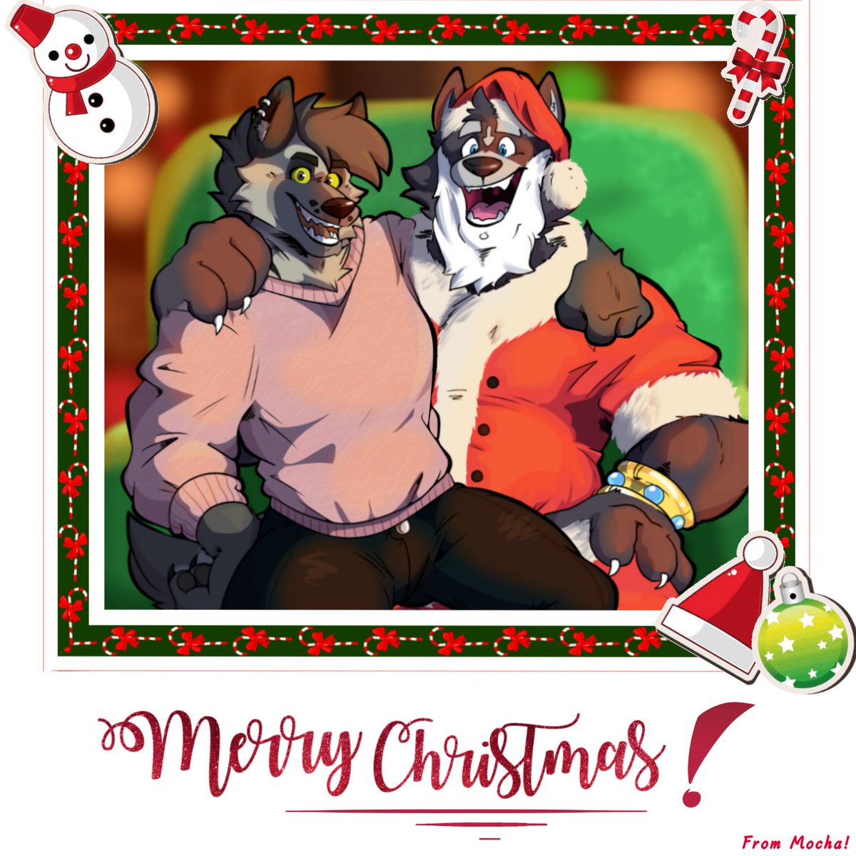 MochaEnby's tweet image. Santa Amicus YCH for @Nickieroonie ! Thank you so much for commissioning me! 💕✨
#furryart #furryartist #Christmas2023 #YCHfurry  #AdastraVN #Amicusadastra