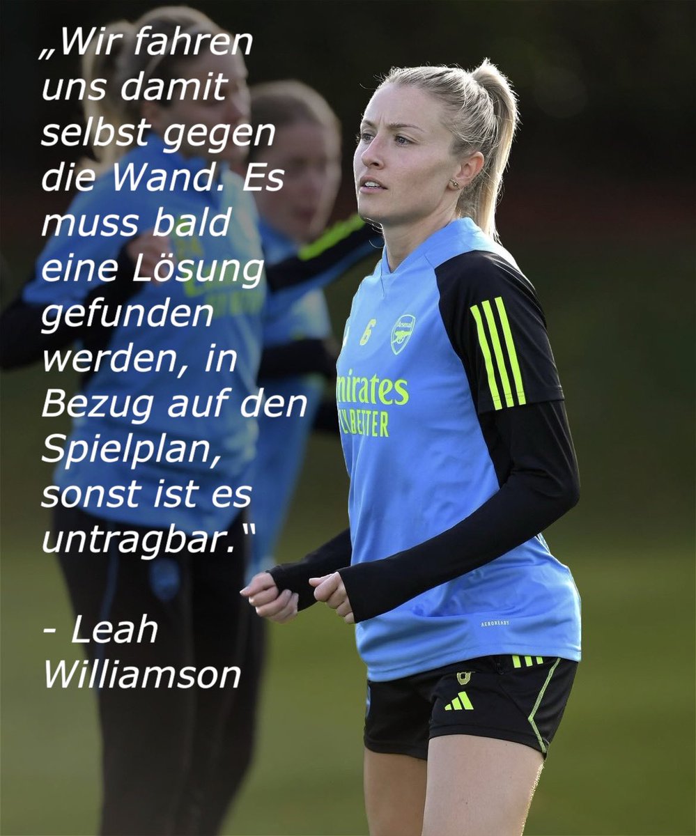 EileenDoe_7's tweet photo. In einem sehr offenen Interview mit @TomJGarry, gibt Leah #Williamson interessante &amp; persönliche Einblicke in ihre Gedanken rundum die Kreuzband-Thematik.

🗣️ Williamson: „Ich werde nie dankbar sein für die Verletzung, aber ich bin dankbar für den Reset.“

https://t.co/7PDrlSMyVb https://t.co/YDwjyYKmCg