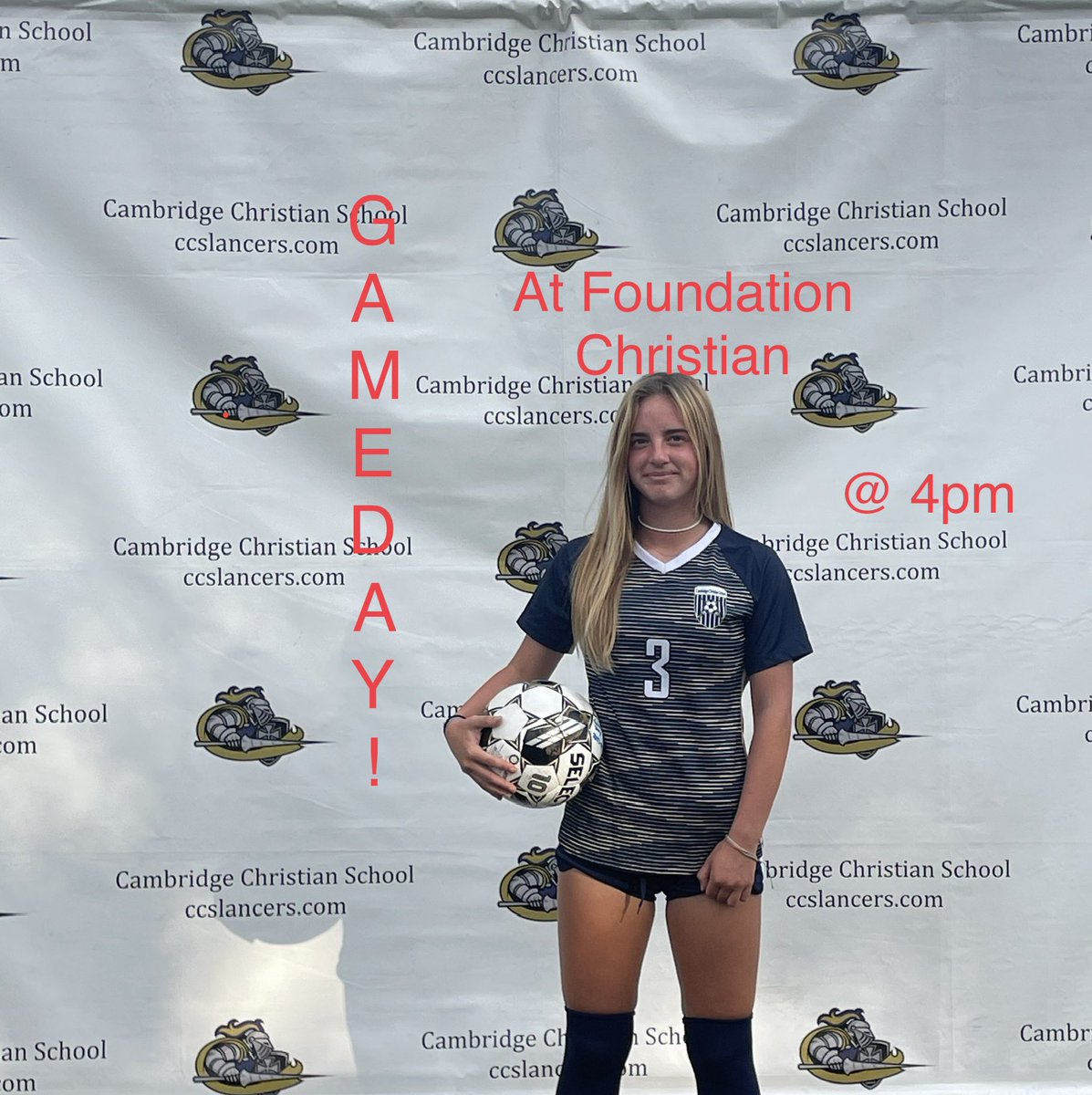 GAMEDAY! Cambridge Christian vs Foundation Christian <a href="/4pm/">4pm</a> #Esther #Ambition #Family #Encourage #Unashamed #Humility #Develop #Grateful #Integrity <a href="/CCSLancers/">Official Account-Cambridge Christian Athletics</a> <a href="/Biggamebobby/">Bob Putnam</a>  <a href="/JGuthrieTampa/">Jarrett Guthrie</a>