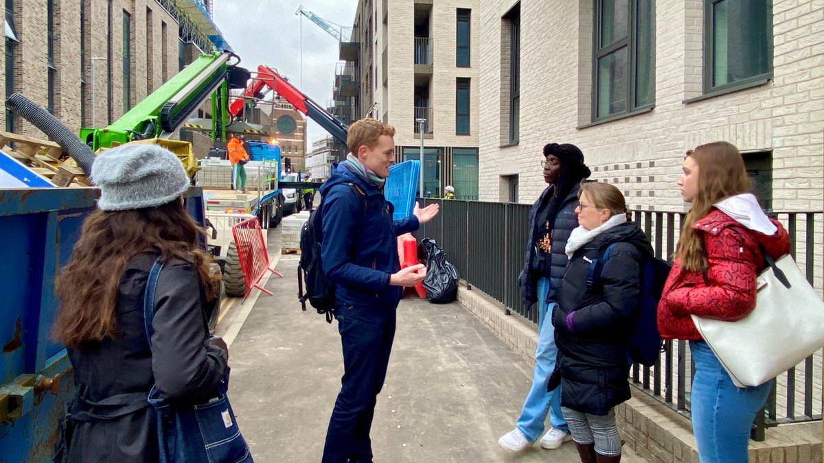 HNWArchitects's tweet photo. Inspiring the next generation - very rewarding to show, share and explain the exciting site progress on our Pelham Street project with architecture students from the University of Brighton last week. 
Find out more here: https://t.co/b6onzhFbol https://t.co/0nR8xCbKfk