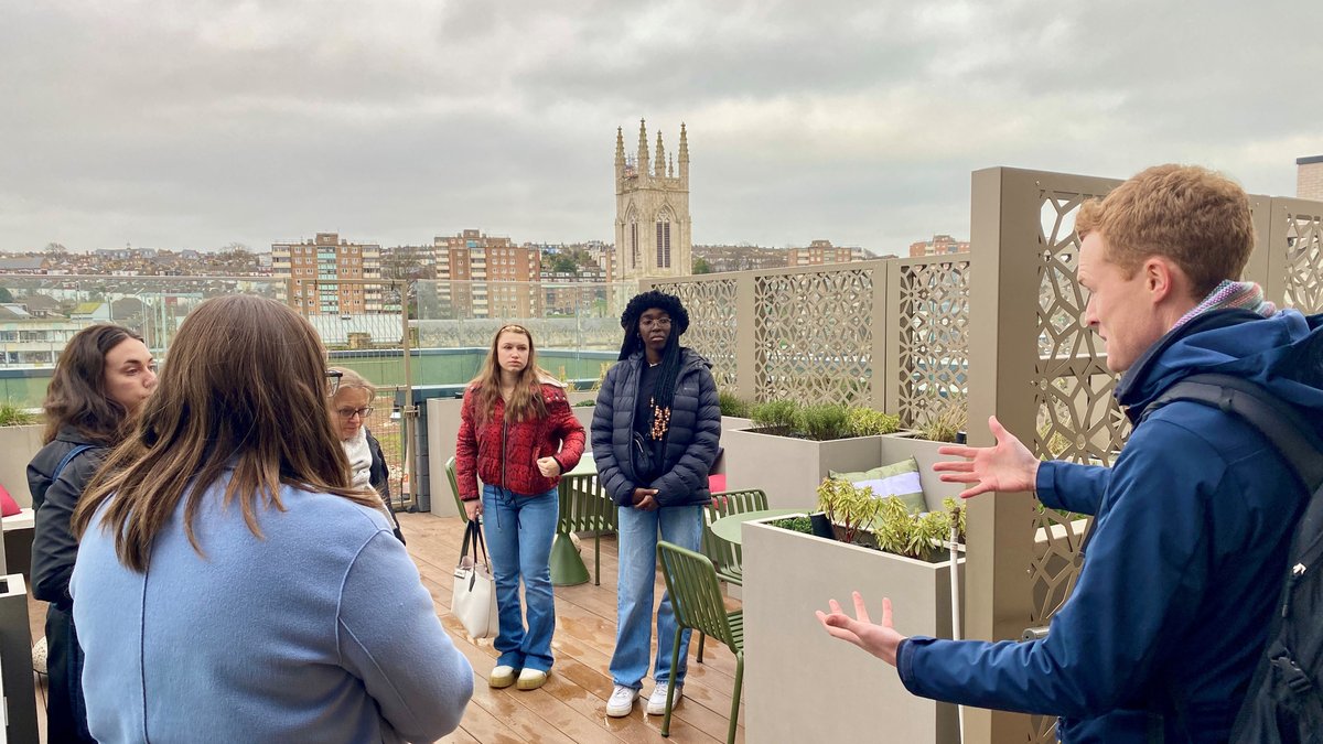 HNWArchitects's tweet photo. Inspiring the next generation - very rewarding to show, share and explain the exciting site progress on our Pelham Street project with architecture students from the University of Brighton last week. 
Find out more here: https://t.co/b6onzhFbol https://t.co/0nR8xCbKfk
