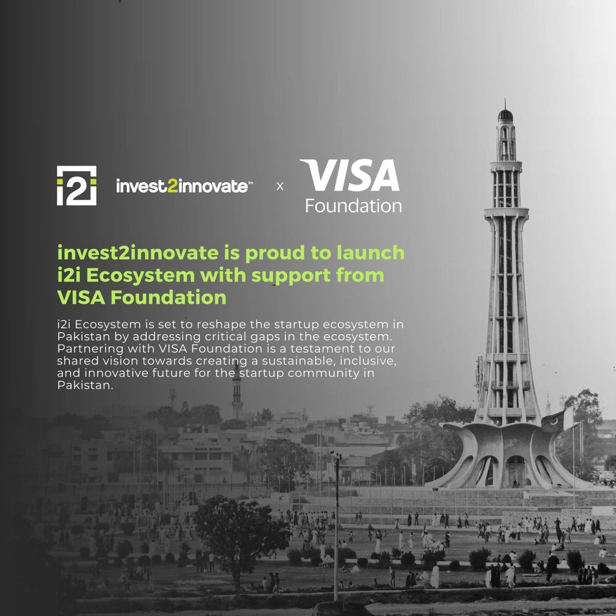 📢The team at our sister co @Invest2Innovate just announced #i2iEcosystem, a new initiative supported by the @Visa Foundation to bolster the #Pakistan startup ecosystem. This includes 3 components: (1) an investor-founder discovery platform, (2) curated meetups & events and 🥁: