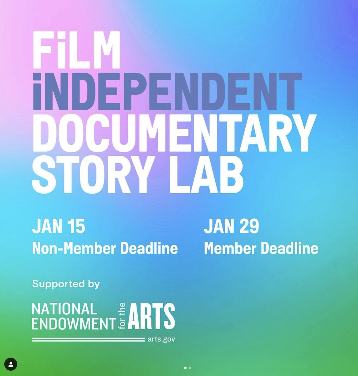 🎥 @filmindependent Documentary Story Lab is now open and members can submit until Jan. 29! 🌟 Learn more about both the Story Lab (happening in April) & the Producing Lab (happening in October) and apply at: filmindependent1.submittable.com/submit/275591/…