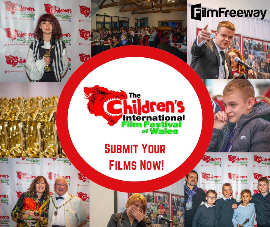 Submissions for the Children’s International Film Festival of Wales 2024 opened last week! 
Now is your chance to get your films in to be shown at this years festival, and to have your brilliant films celebrated here in Wales!! 🏴󠁧󠁢󠁷󠁬󠁳󠁿

Submit here ➡️ filmfreeway.com/TheChildrensIn…