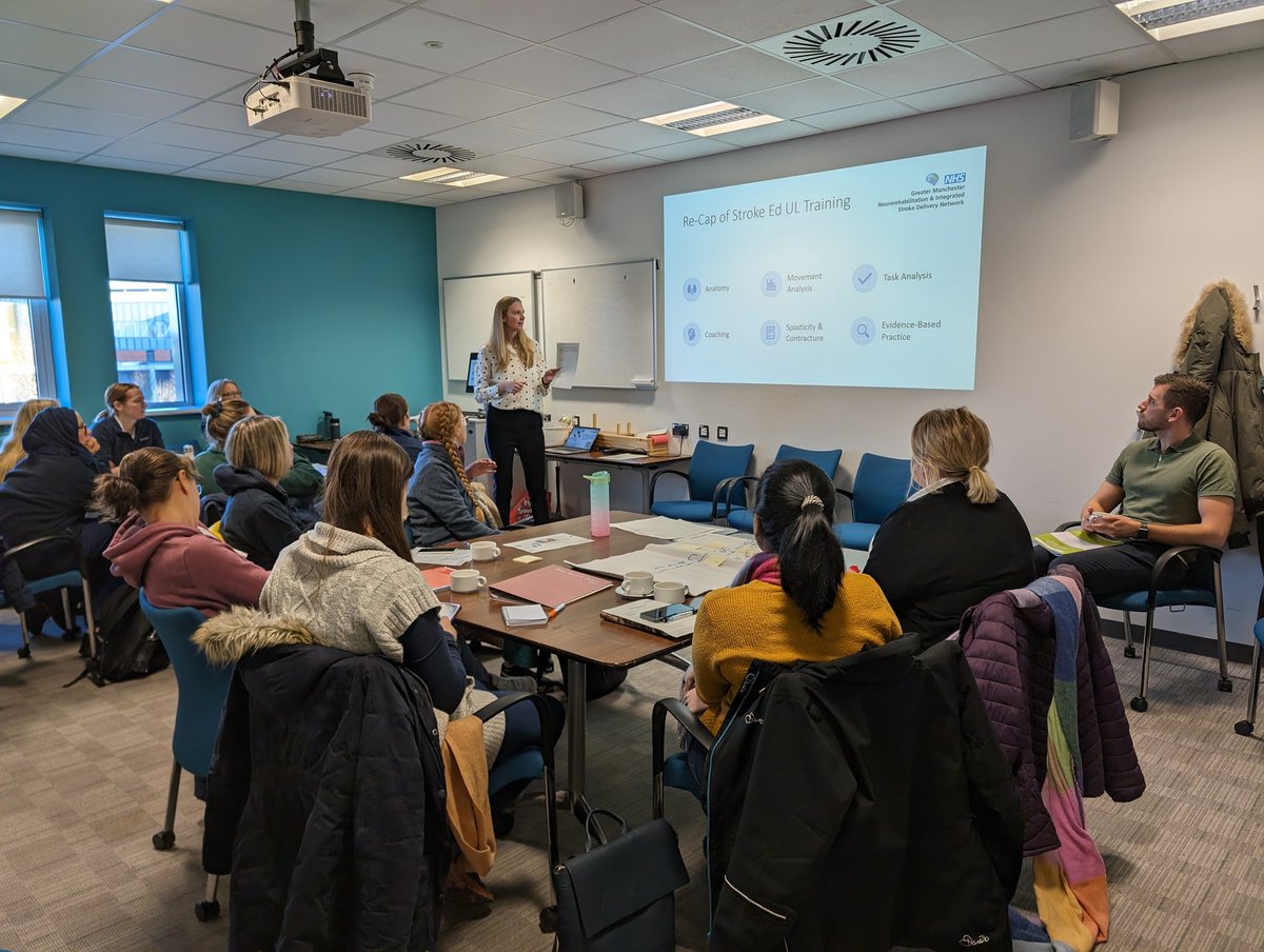 GM Neurorehab & Integrated Stroke Delivery Network (@gmnisdn) on Twitter photo GM clinicians continuing their learning journey following the <a href="/stroke_ed/">StrokeEd</a> UL training (delivered by <a href="/SimoneDorsch/">Simone Dorsch</a> <a href="/LaurenJChristie/">Dr Lauren Christie</a> in 2023) with a fantastic peer support session facilitated by our Clinical Leads <a href="/chrishy78386647/">@chrishyde</a> <a href="/JennyAnnphysio/">Jenny Harrison</a> 🧠 #neuro #stroke GM clinicians continuing their learning journey following the <a href="/stroke_ed/">StrokeEd</a> UL training (delivered by <a href="/SimoneDorsch/">Simone Dorsch</a> <a href="/LaurenJChristie/">Dr Lauren Christie</a> in 2023) with a fantastic peer support session facilitated by our Clinical Leads <a href="/chrishy78386647/">@chrishyde</a> <a href="/JennyAnnphysio/">Jenny Harrison</a> 🧠 #neuro #stroke