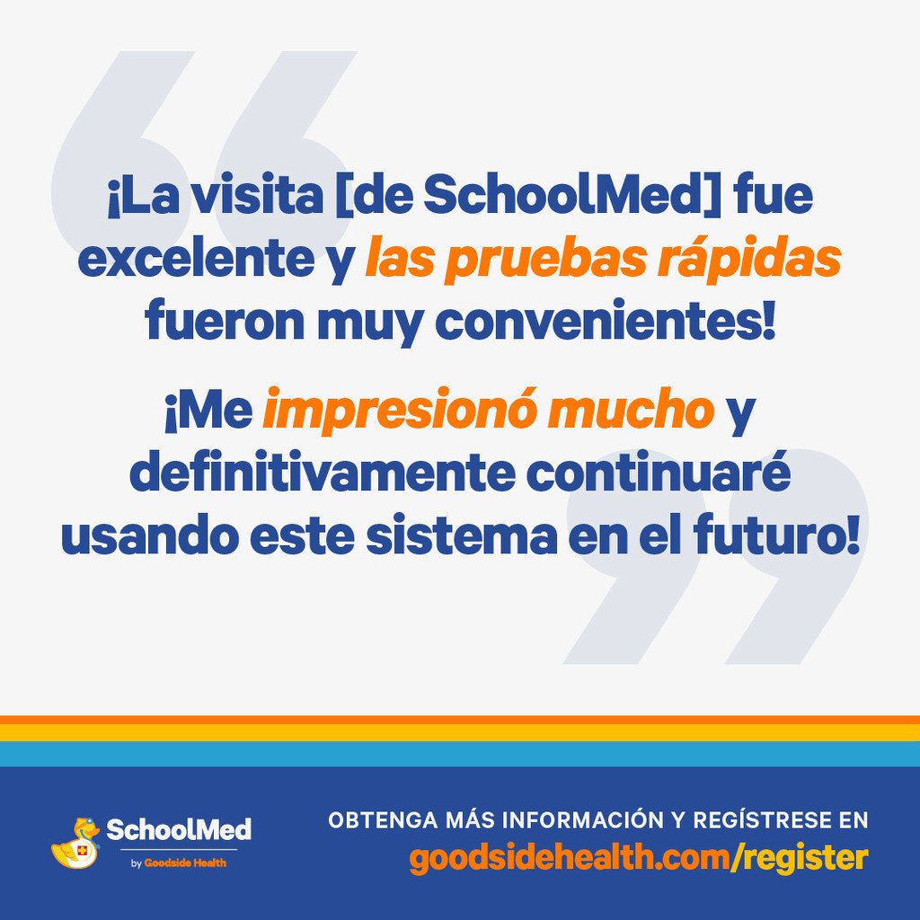 When your student is sick at school, get same-day care with SchoolMed! On-campus telehealth is available today. Register at gsh.co/chapelhillisd-…