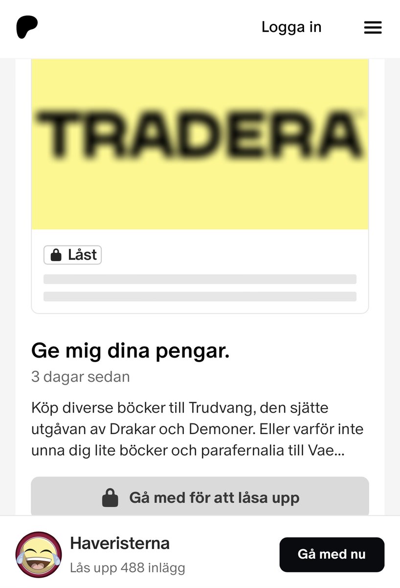 Patreon Haveristerna - köpa böcker av Trudvang på Tradera.

Jag är inte övertygad om att f.d. klipparen Betssongäddan på System Verification Sweden AB hade gjort ett bättre jobb än Magnus Esser Bengtsson.