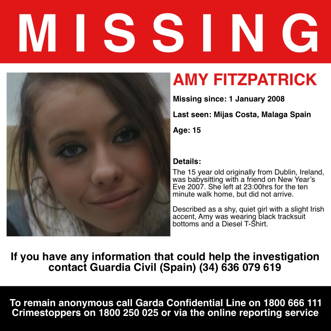 It is Amy Fitzpatrick’s birthday today, please keep her family in your thoughts 🙏🏻

facebook.com/missingamy

#HelpFindAmy #MissingPersonsSupport #HelpBringThemHome <a href="/helpfindamy/">Help Find Amy</a>